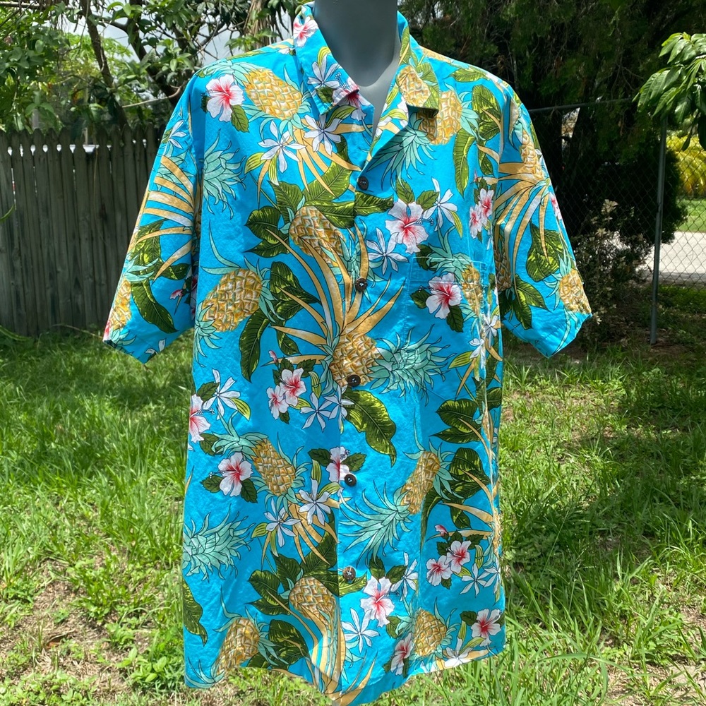 Paradise Styles Hawaii Button down Shirt Size XL
